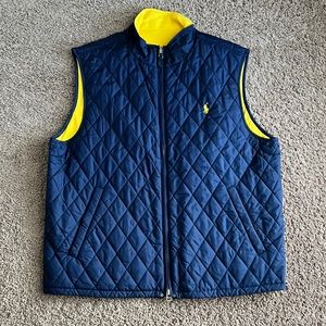 Reversible Ralph Lauren Quilted vest XL